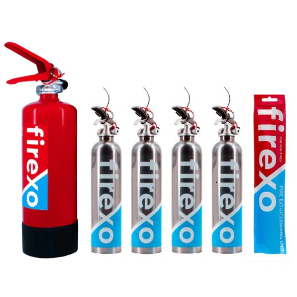 Home Fire Extinguisher Pack – 6 Items